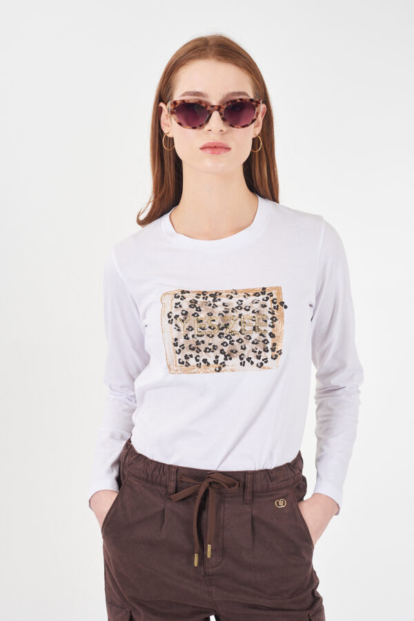 T-SHIRT DONNA GIROCOLLO, DIRITTA, M/L