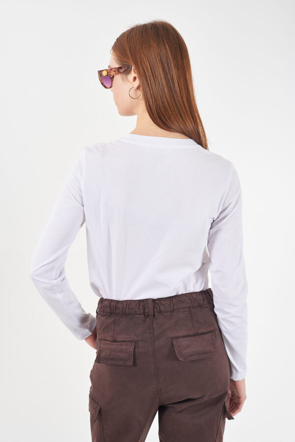 T-SHIRT DONNA GIROCOLLO, DIRITTA, M/L - immagine 2