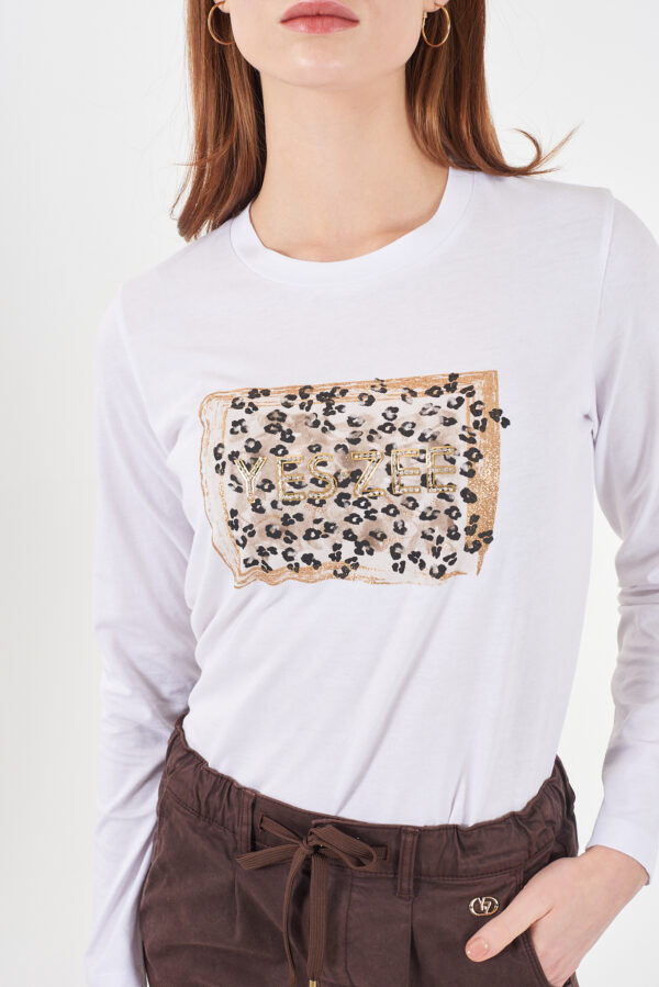 T-SHIRT DONNA GIROCOLLO, DIRITTA, M/L - immagine 3