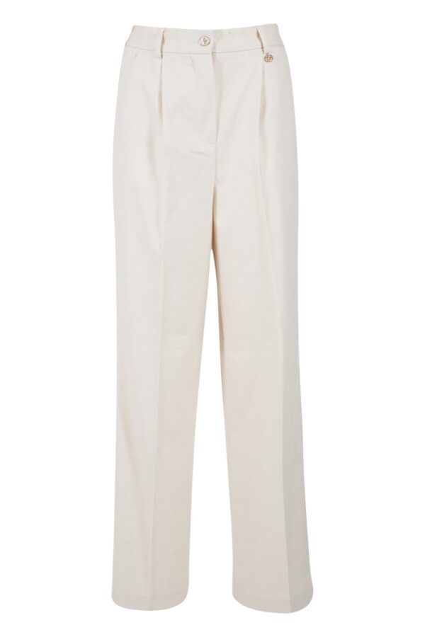 PANTALONE DONNA CHINOS CON ELASTICO VITA DIETRO - immagine 5