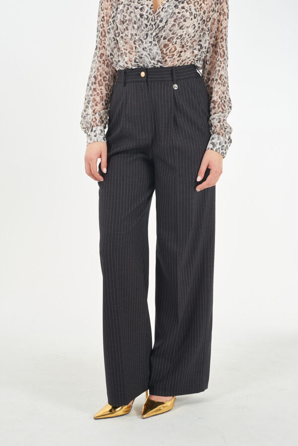 PANTALONE DONNA CHINOS CON ELASTICO VITA DIETRO