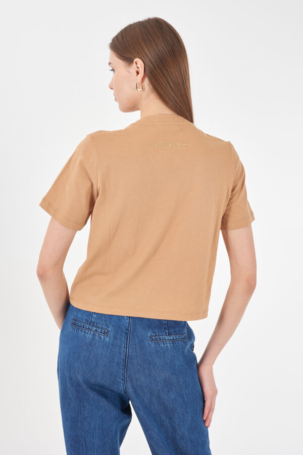 T-SHIRT DONNA GIROCOLLO, M/C - immagine 2