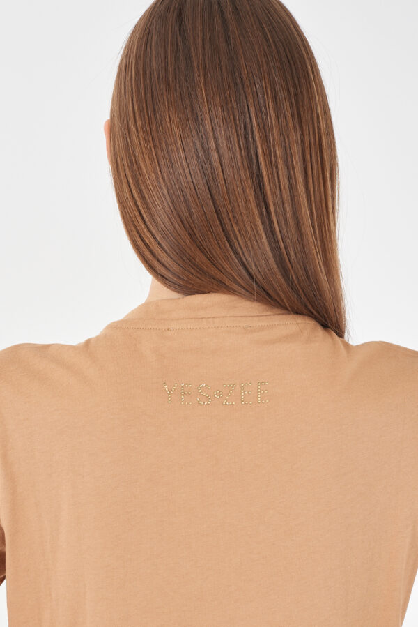 T-SHIRT DONNA GIROCOLLO, M/C - immagine 3