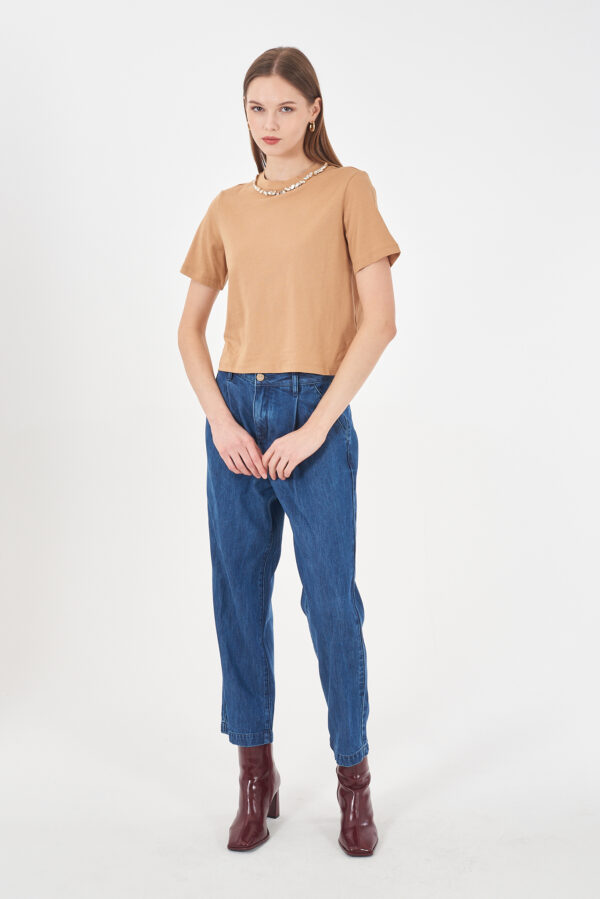T-SHIRT DONNA GIROCOLLO, M/C - immagine 4