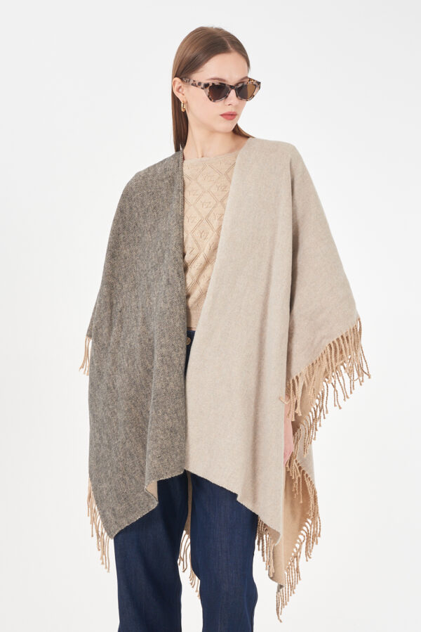 SCIARPA PONCHO DONNA