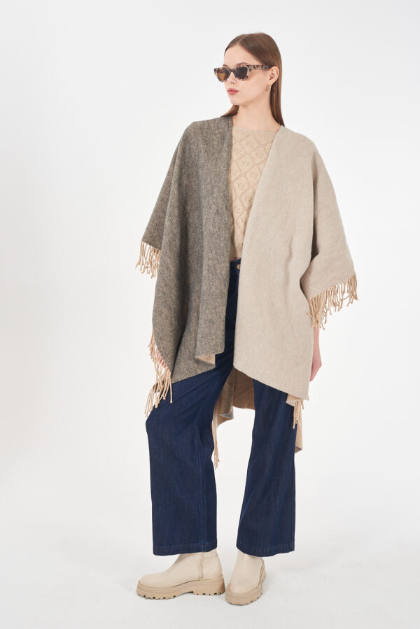 SCIARPA PONCHO DONNA - immagine 3