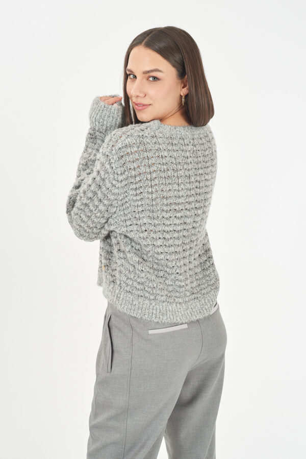 MAGLIA DONNA GIROCOLLO, RELAXED FIT - immagine 2