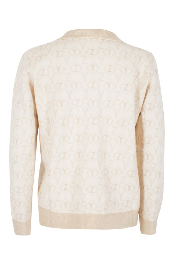 MAGLIA DONNA JAQUARD, TIPO POLO - immagine 5