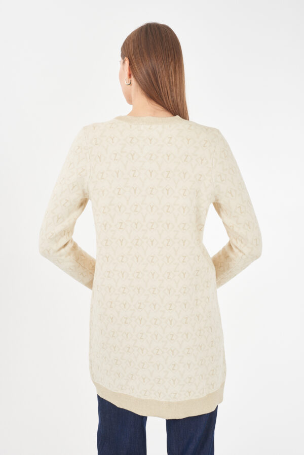 CAPPOTTO DONNA IN MAGLIA JACQUARD - immagine 2