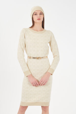 ABITO DONNA IN MAGLIA JAQUARD