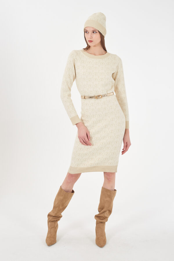 ABITO DONNA IN MAGLIA JAQUARD - immagine 3