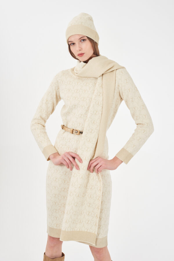 BERRETTA DONNA IN MAGLIA JAQUARD