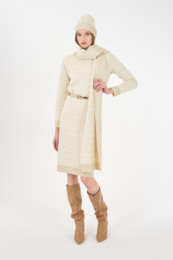 BERRETTA DONNA IN MAGLIA JAQUARD - immagine 2