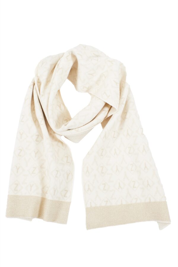 SCIARPA DONNA IN MAGLIA JAQUARD - immagine 3