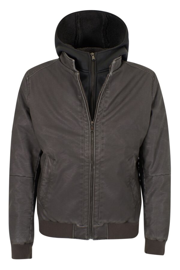 GIUBBINO BIMBO TIPO BOMBER CON FINTO GILET