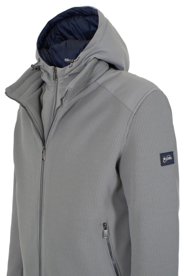 GIUBBINO BIMBO IN MAGLIA, INSERTI IN SOFTSHELL - immagine 3