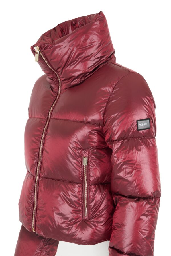 GIUBBINO BIMBA CROPPED TRAPUNTATO, COLLO ALTO - immagine 3