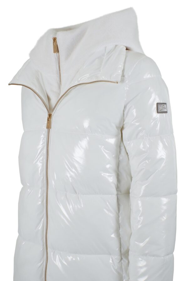 CAPPOTTO DONNA TRAPUNTATO, FINTO GILET STACCABILE - immagine 7
