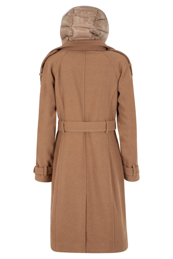 CAPPOTTO DONNA DOPPIOPETTO, FINTO GILET STACCABILE - immagine 6