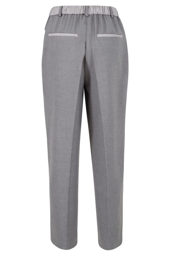 PANTALONE DONNA CON CINTURA IN POLY/SATIN - immagine 6