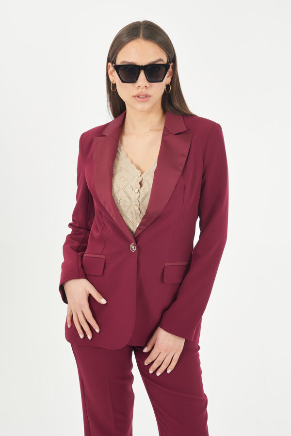 GIACCA DONNA CON DETTAGLI IN POLY/SATIN