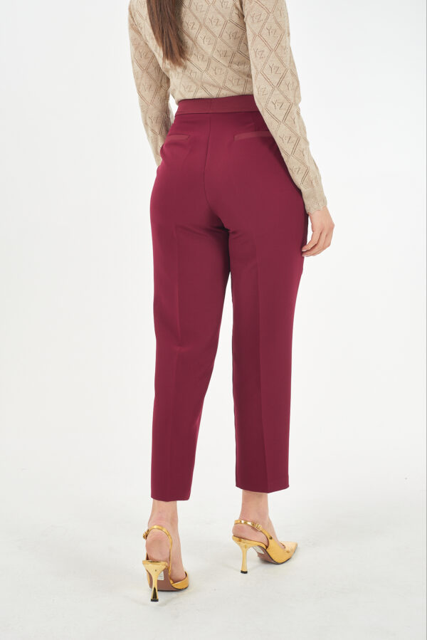 PANTALONE DONNA CHINOS, CINTURA IN POLY/SATIN - immagine 2