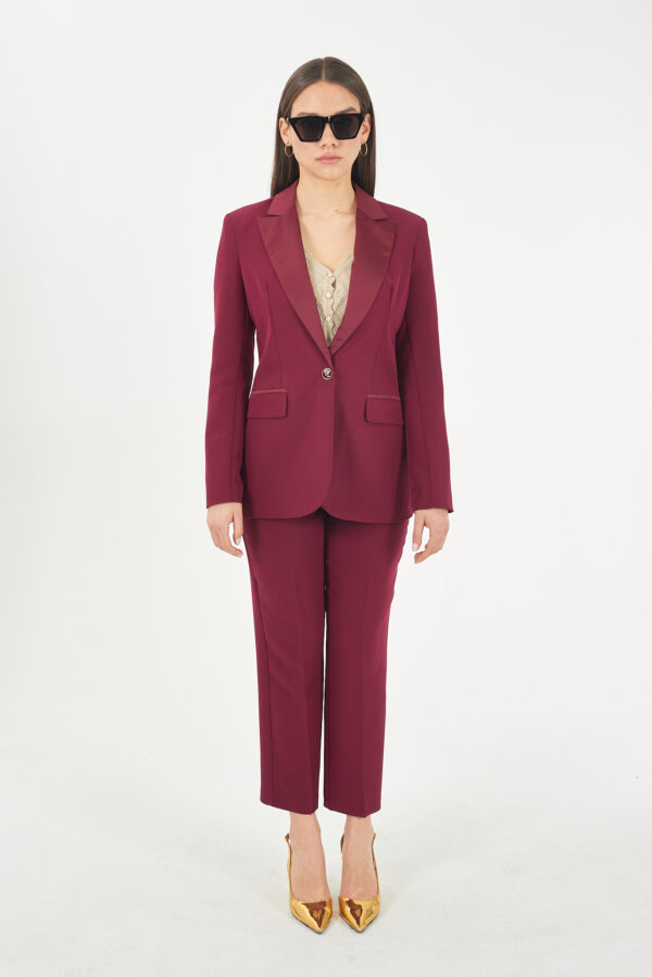PANTALONE DONNA CHINOS, CINTURA IN POLY/SATIN - immagine 3