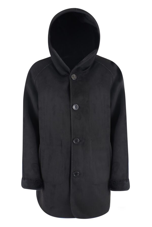 CAPPOTTO DONNA IN TEDDY REVERSIBILE - immagine 5