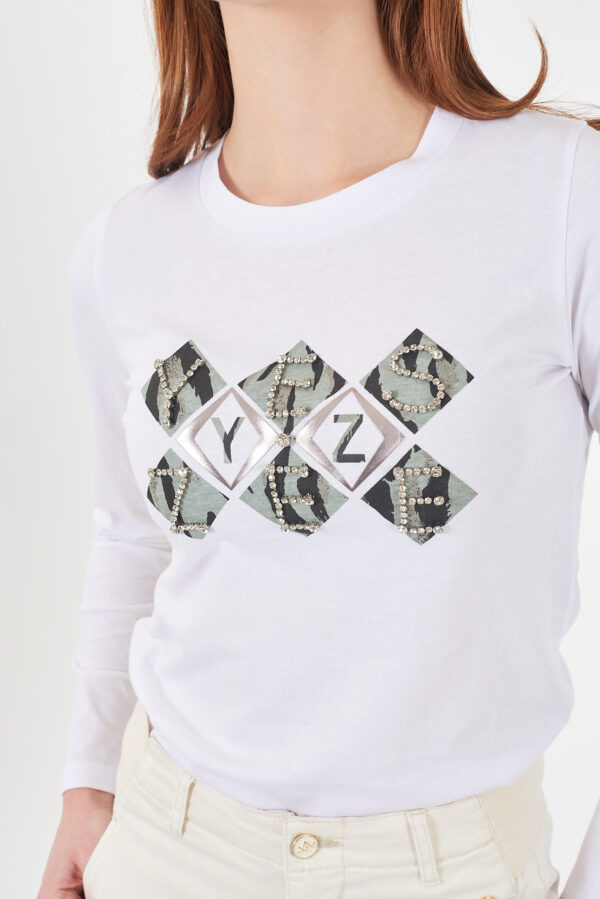 T-SHIRT DONNA GIROCOLLO, M/L - immagine 3