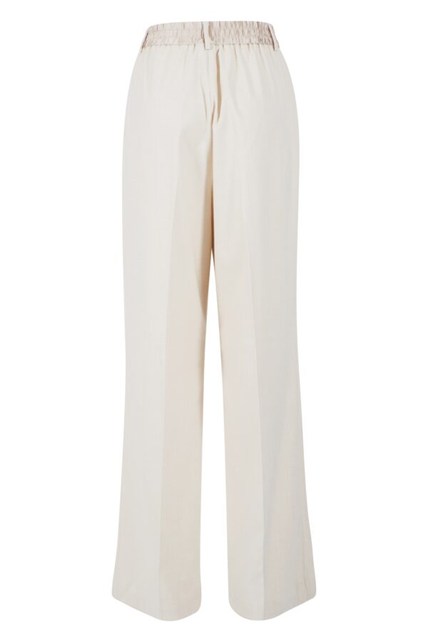 PANTALONE DONNA CHINOS CON ELASTICO VITA DIETRO - immagine 6