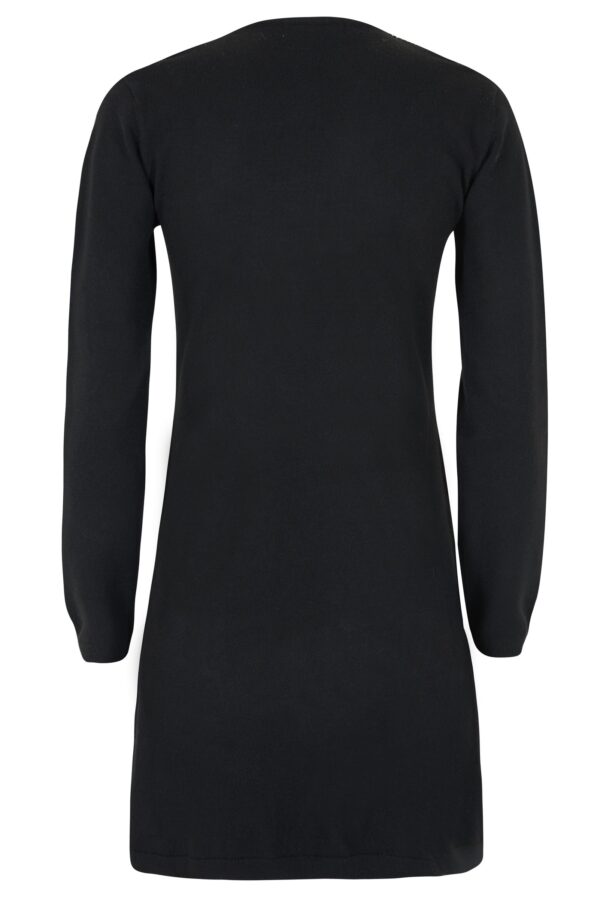 ABITO DONNA CON INSERTO MESH CON STRASS - immagine 6